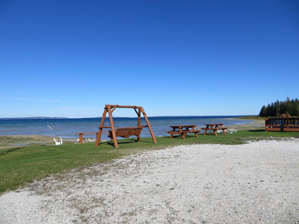 Bells Melody Motel Mackinaw Stadt Exterior foto
